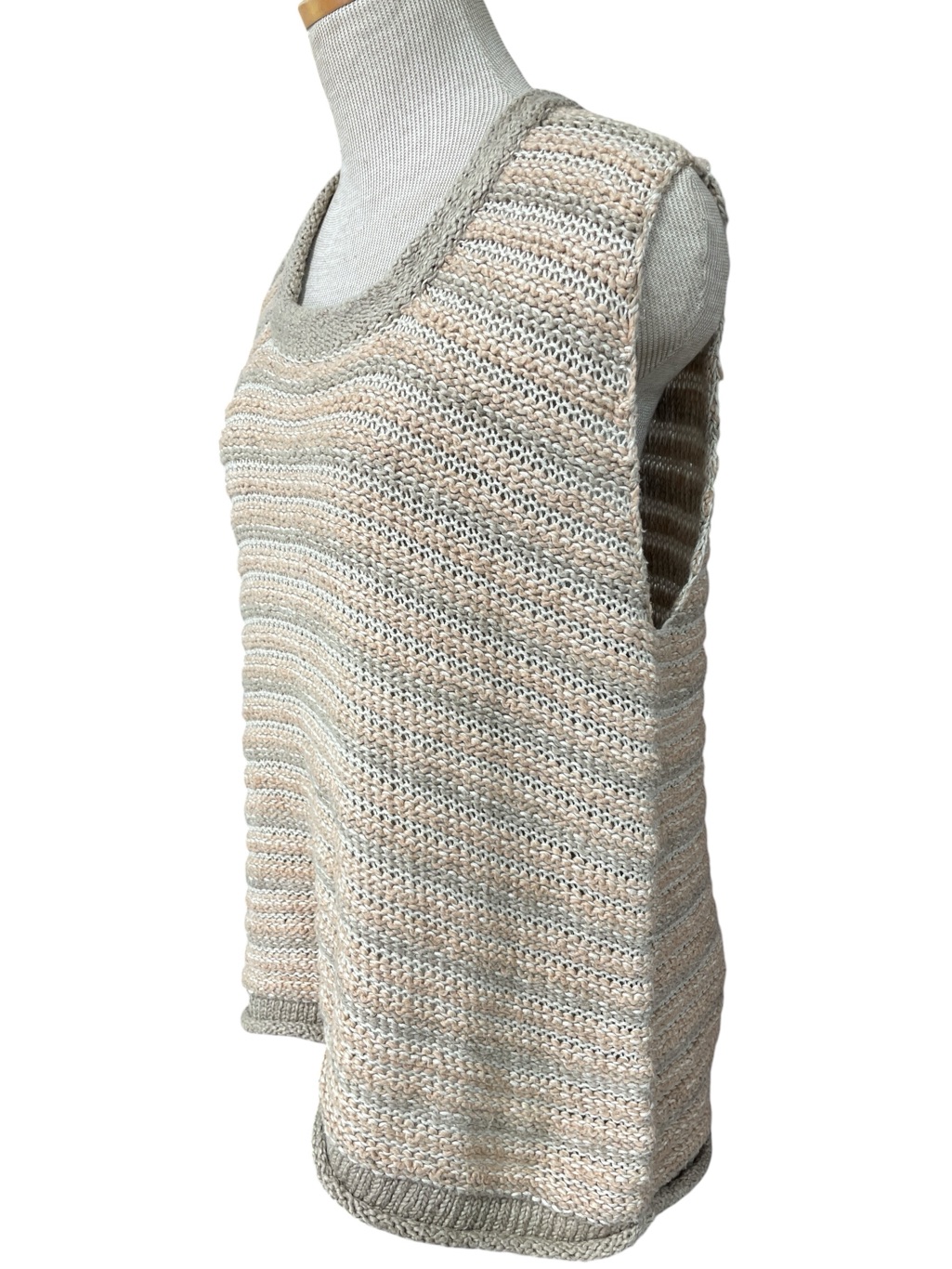 Wol Hide Sleeveless Knit Top Tan Beige Nwt Size Small Medium — image 4 of 8
